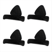 Conjunto de 4 protetores de penas para plataforma de arco e flecha com cola na parte traseira. Equipamento adequado para prática ao ar livre. B