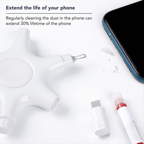 Kit de limpieza para puerto de carga de teléfono celular. 2