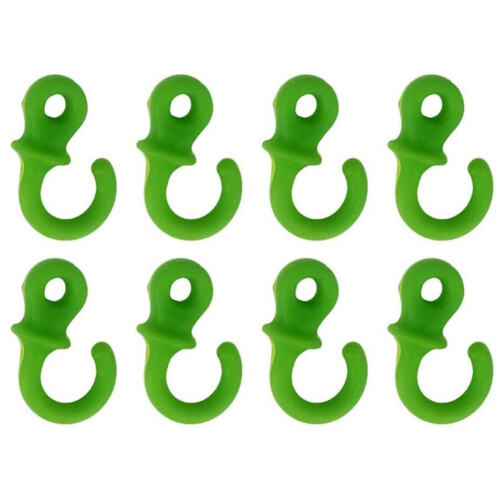 8pcs Stabilizer for Compound Bows, Superior Noise Reduction, Soft Silicone, Black Green
