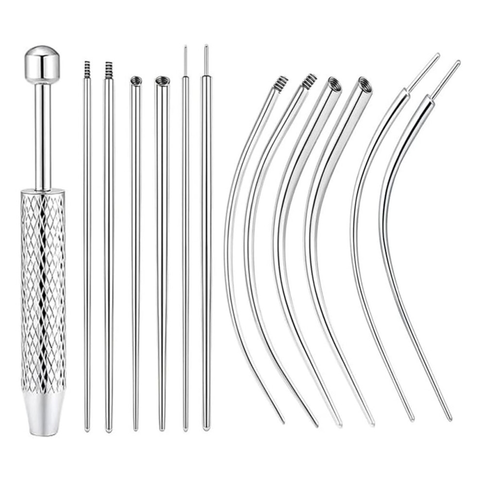 Piercing Ball Grabber Tool,14g 16g 18g 20gPiercing Taper, Steel Piercing Changing Tool for Stud Earring