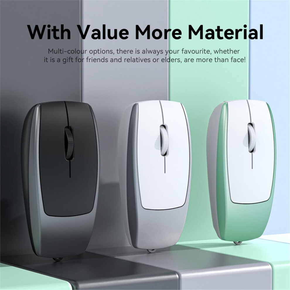 Card Computer Mouse Card Reader Wireless Bluetooth Mini Mouse Compact Mouse Rechargeable ...