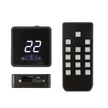 4-tråds ventilator PWM hastighedsregulator digitalt display fjernbetjening type-C 24V 12V 5V controller PD QC hurtig opladning