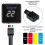 4-Wire Fan PWM Speed Controller Digital Display Remote Control Type-C 24V 12V 5V Controller PD QC Fast Charging 3