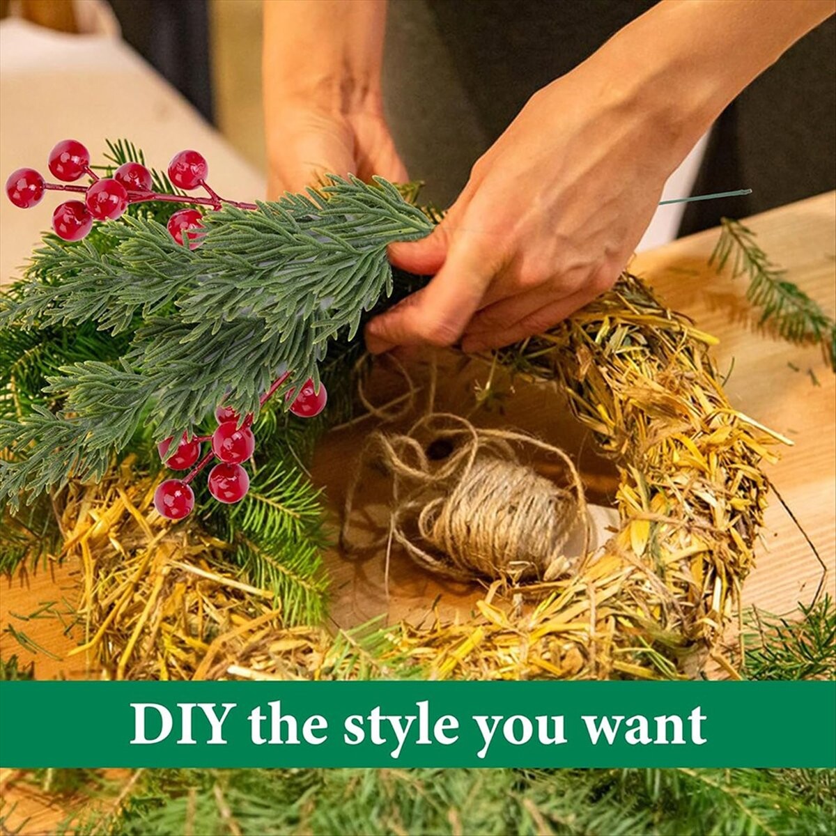 Générique Branches De Noël | Fournitures De Fête En Pin Artificiel