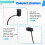 Bil Bluetooth Telefon Mikrofonkabel Mikrofon Handsfree Mikrofon för 5