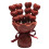 Cute Dessert Fruit Fork Household Tableware Ceramic Storage Tank Stainless Steel Small Fork Set 1