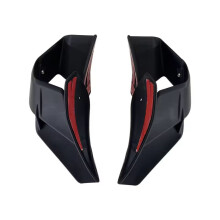 Carenagem frontal de motocicleta com aletas alares para YZF-R7 YZF R7 2021-2023, kit de proteção aerodinâmica com acabamento fosco.