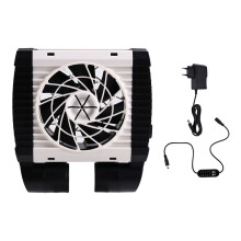 Akvarium Køleventilator Justerbar Fisketank Køleventilator med 6 Vindhastigheder Akvarium Køler Chiller EU Stik