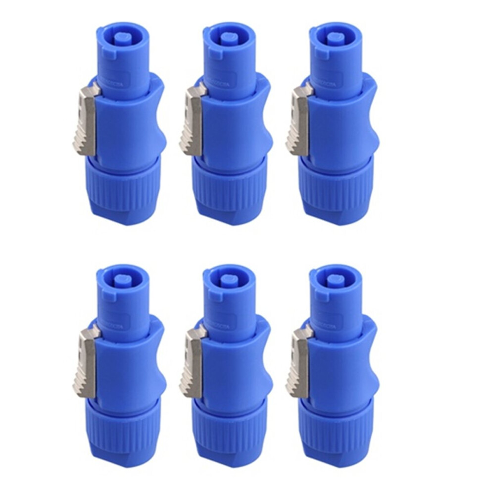 6Pcs 3 Pin Male Powercon Connector Signal Input Jack For Beam Stage Power Light 4853870974607