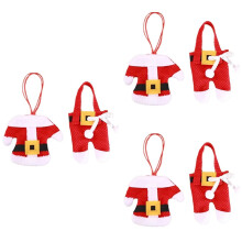 Sacos para Talheres de Natal, Enfeites, Sacos para Utensílios de Mesa para Jantar, Restaurante, Hotel, Banquetes.
