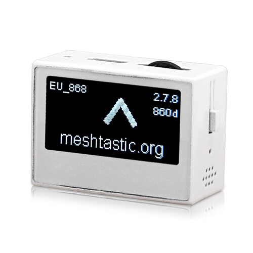 Meshtiny Meshtastic Μίνι τσέπης LoRa Tracker SX1262 868MHz NRF52840 LoRa Radio Node Οθόνη OLED χαμηλής ισχύος