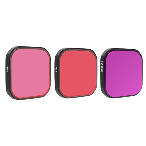 3in1 Diving Filter for Pro/ Waterproof Fogproof Diving Filter for Pro 2 Action Camera 1