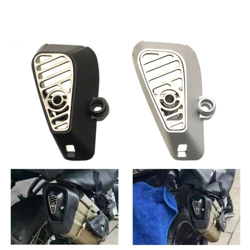 Dekorative Auspuffabdeckung für Motorrad 450MT CF450MT, Silber 1