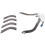 Replcement Cushion, Frame, Headgear, Clips Assembly for Frame System Full-Face Mask (M) CPAP Parts 4