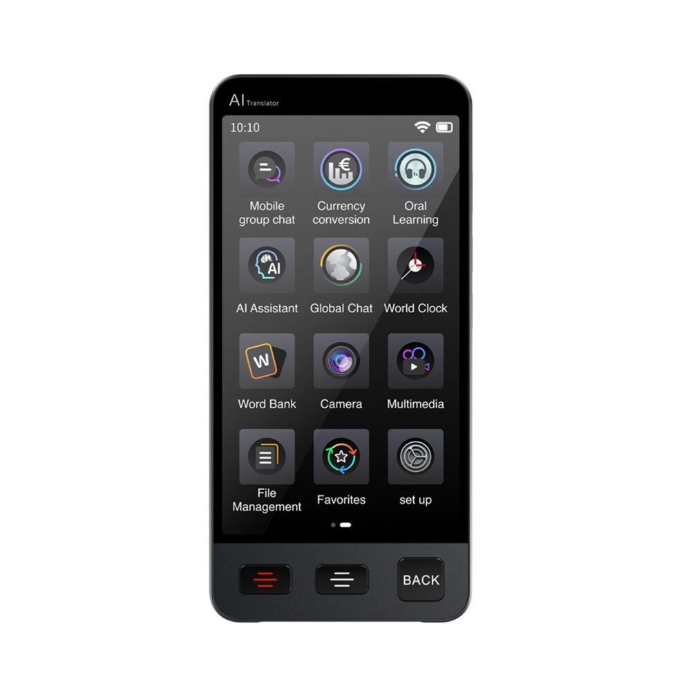 Portable Language Translator Device 142 Languages Voice Translation 19 Offline Translation Mode For International Travel 4853870981759