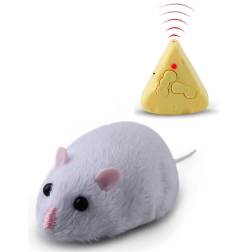 Souris télécommandées miniatures infrarouges pour chats, chiens et enfants - Idée cadeau de Noël