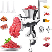 Manueller Fleischwolf - Manueller Fleischwolf, Wurstmaschine, Fleischwölfe für den Hausgebrauch, schnell und mühelos für Fleisch