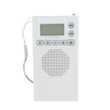 Mini Pocket FM Radio Battery Powered Radios Receiver Built-in Speaker Hign Sensitivity with 3.5mm Headset Jack 64-108mhz