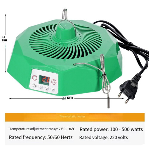 Pet Smart Heating Lamp Temperature Control Air Warming Remote-Control Lamp Heating Poultry Brooding Incubator EU Plug 1