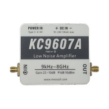 Módulo amplificador de baixo ruído de banda larga de frequência ultrabaixa KC9607A, sonda de campo próximo com ganho de 20dB de 1kHz a 8GHz