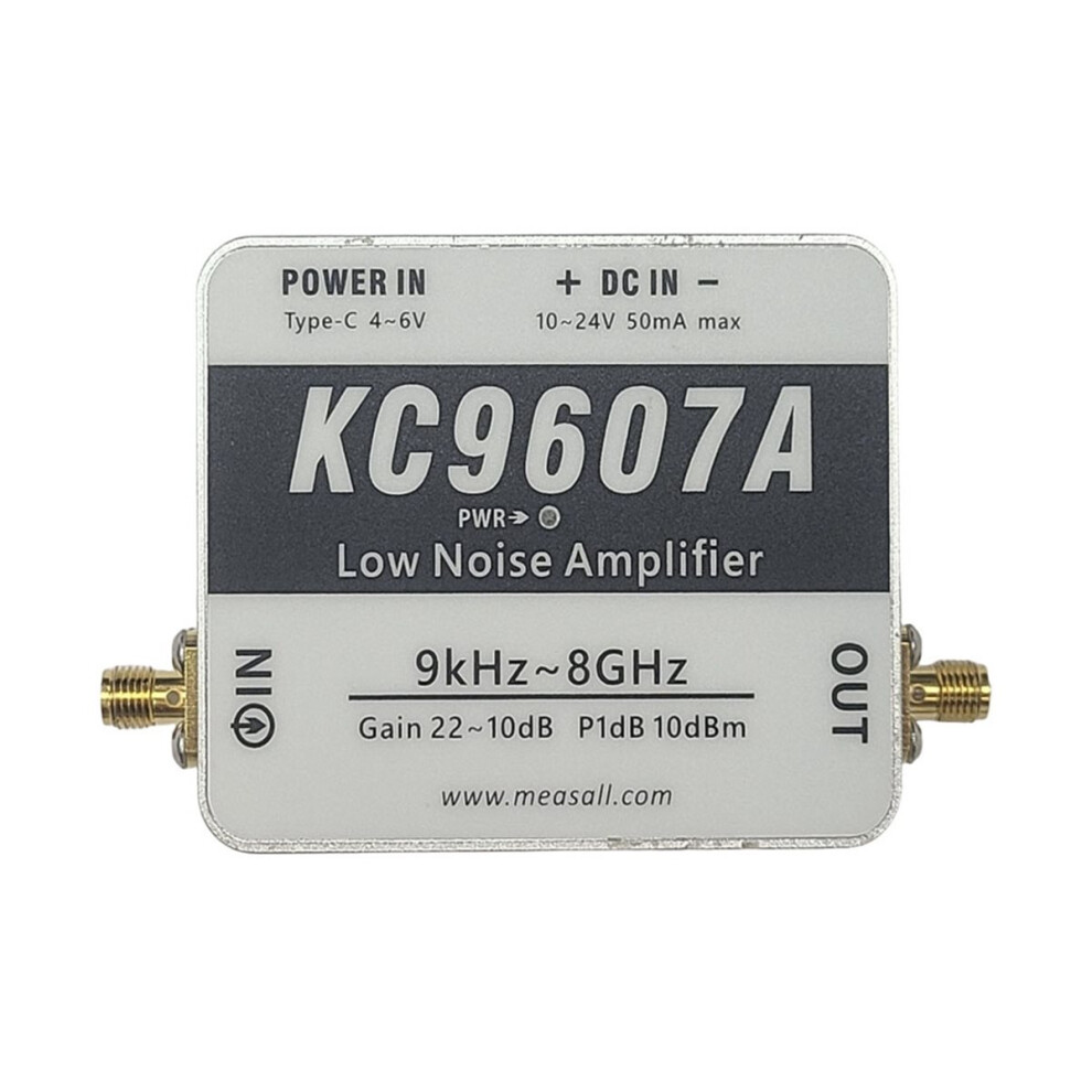 Kc9607a Ultra-Low Frequency Wideband Low Noise Amplifier Module 1Khz-8Ghz 20Db Gain Near-Field Probe 4853870990195
