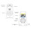 Electronic Metronome BT Rechargeable Vocal Digital Metronome Timer for Piano Guitar Drum Adjustable Volume 8 Rhythms 5