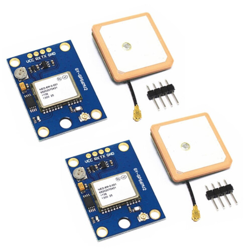 2pcs -NEO-6MV2 NEO-6M GPS Module Flight Control Module with Flight Control EEPROM APM2.5 Ceramic Antenna