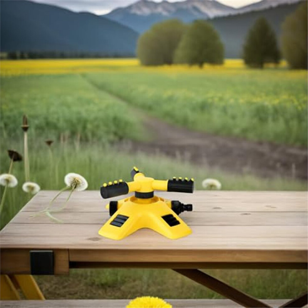 Arroseur Oscillant Pelouse 360° Réglable - Pour Jardin, Serre, Parterres Fleurs - Alliage + ABS, Résistant Aux Intempéries