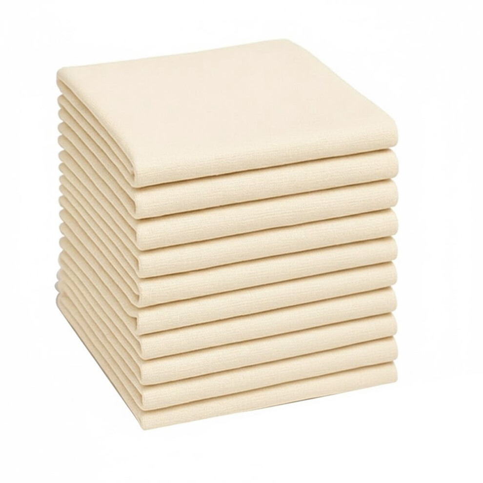 12 Pcs Cheesecloth for Straining 20x20 Inch - Reusable Grade 100 Muslin Cloth, 100% Unbleached Cotton with Hemmed Edges