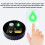 Compact Wall-Hung Toilet Deodorizer,Dual-Mode Odor Elimination, 4