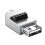 USB2.0 loddefri adapter, metalhus, hunstik 4