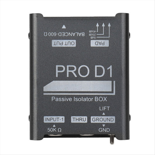 Ny PRO D1 lydisolator, lydstrømseliminator 1