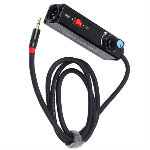 3,5 zu XLR Audio Isolator Konverter Notebook zu Mixer Control Volume 1