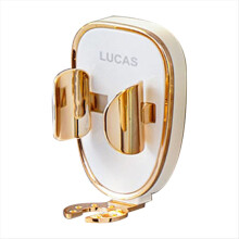 Elektrische tandenborstelhouder Traceless Stand Organizer Wit Goud