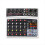 Console de mixagem de áudio de 6 canais com interface USB e placa de som com plugue UE 1