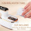 Σίδερο ατμού ταξιδιού 1000w για ρούχα LED Mini Steam Ironing EU Plug 2