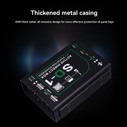 Professionele actieve DI-box voor gitaren Mono-instrument Direct Box 2