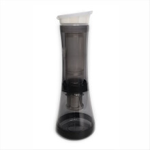 Koldbrygget kaffemaskine, lufttæt låg, rustfrit stålfilter, A