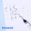 12 Pcs Multipurpose Deep Hole Marker Pens, Long Head Deep Hole Marker 4