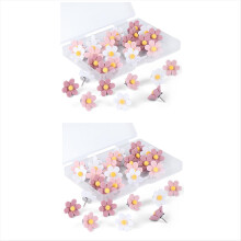 Chinchetas de flores, tableros de corcho, chinchetas, chinchetas de dibujo