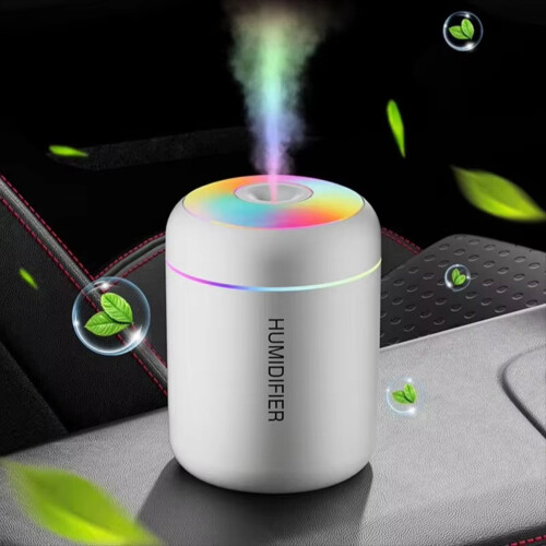 Mini-autoluchtbevochtiger USB Kleurrijke sfeer Aromatherapiemachine 2