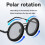 1-9 Gears Adjustable Sunglasses Round 5