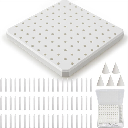 1 pachet covoraș refractar ceramic pentru cuptor, mobilier ceramic reutilizabil pentru cuptor