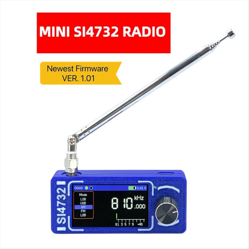 Νέα αναβάθμιση 0,5-108 MHz Mini SI4732 Ραδιοφωνικός Δέκτης Πλήρους Ζώνης 1