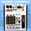 Professionel digital 4-kanals lydmixer (EU) 6