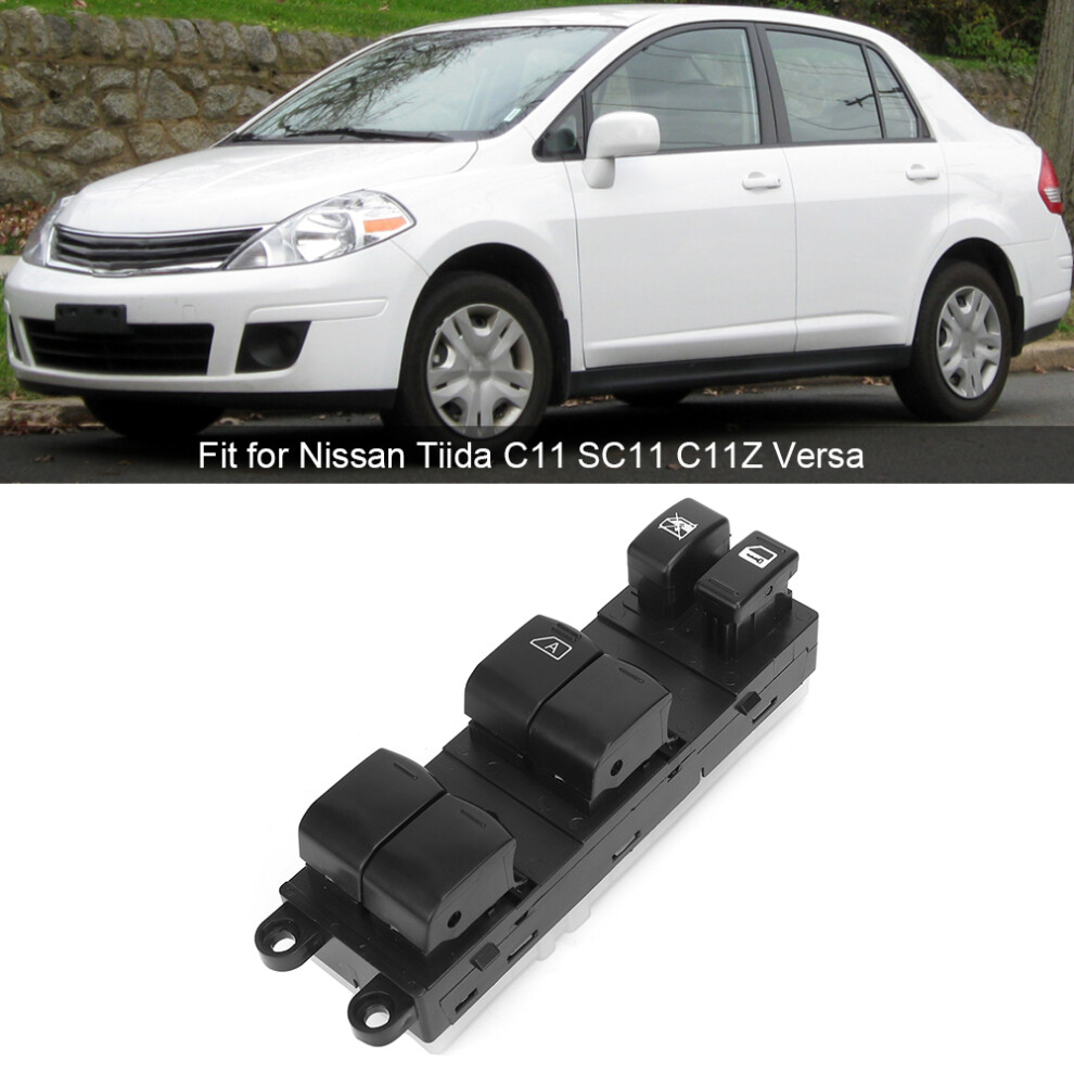 Left Driver Power Window Switch For Nissan Tiida Sc11 C11 25401-Ed500 7651363773709