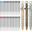 3Pack Bolt Action Pen Set, Hexagonal Solid Brass Pocket Pen B 1