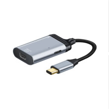 Konwerter Mini Displayport USB-C typu C na Mini DP Displayport do monitora 4K 2K 60 Hz z żeńskim portem zasilania PD
