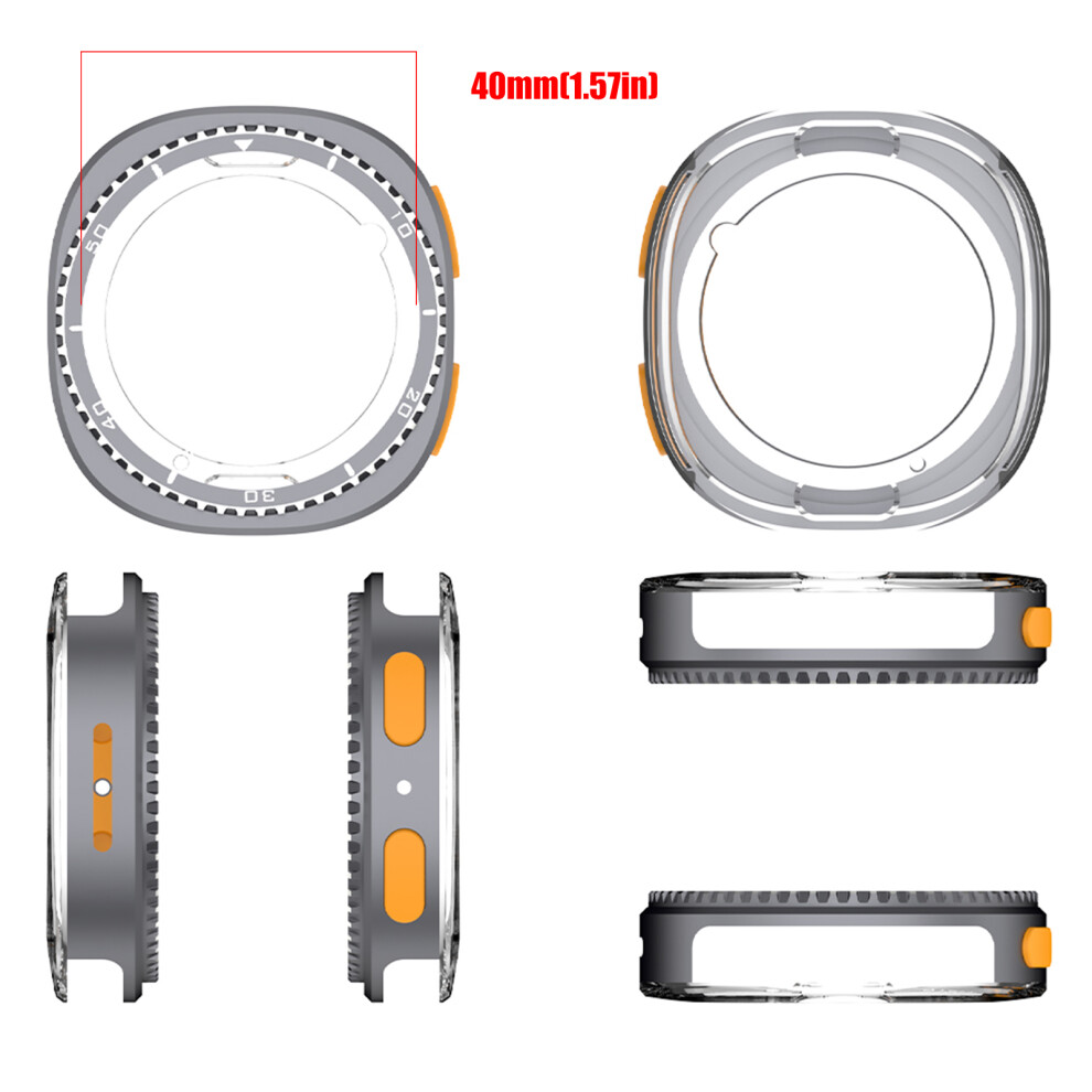 Heavy Duty Modern Metal Frame Housing Guard- For 40Mm Dark/Gray 7754000506576