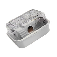 Ventilated Small Animal Cage Enclosure with Low Noise-Gray